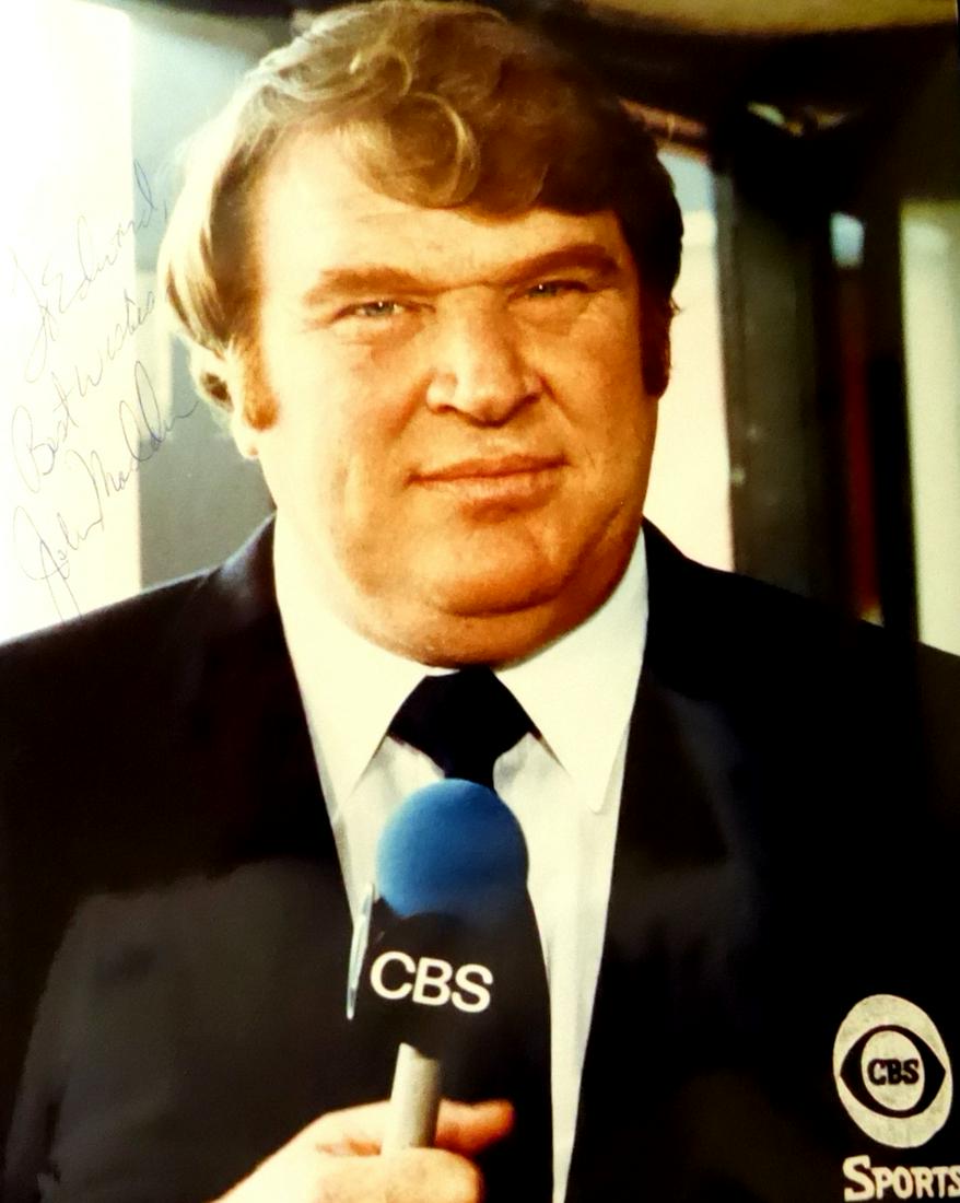 Coach, Broadcaster JOHN MADDEN - Photo: John Madden (1936- ) Coach, sportscaster. Madden won a Super Bowl as head coach of the Oakland Raiders, and after retiring from coaching became a well-known color commentator for NFL telecasts. In 200
