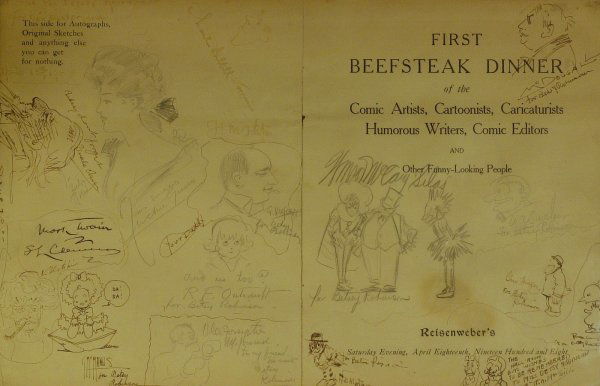 SAMUEL CLEMENS - Caricature Signed Plus Twelve: Samuel Clemens (Mark Twain) (1835-1910) Author. Twain is most noted for his novels Adventures of Huckleberry Finn, and The Adventures of Tom Sawyer. During his lifetime, Twain became a friend to presi