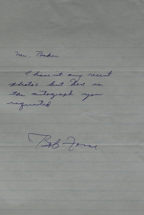 Choreographer BOB FOSSE - Autograph Ltr Signed: Bob Fosse (1927-1987) Musical theater choreographer, director, film director. Fosse won an unprecedented eight Tony Awards for choreography, as well as one for direction. He was nominated for an Acade