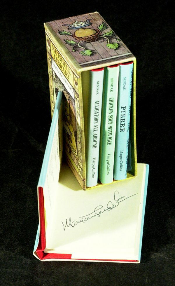 Chidrens Author MAURICE SENDAK - Book Signed: Maurice Sendak (1928- ) Writer, illustrator of children's books. Sendak gained international acclaim after writing and illustrating Where the Wild Things Are. Sendak's seeming attraction to the forbid