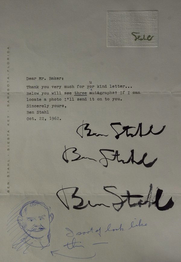 Illustrator BEN STAHL - Orig Sketch and 3 Signatur: Ben Stahl (1910-1987) Painter, illustrator. Stahl produced numerous illustrations for The Saturday Evening Post, including those he did for C. S. Forester's famous Hornblower series. He also illustrat