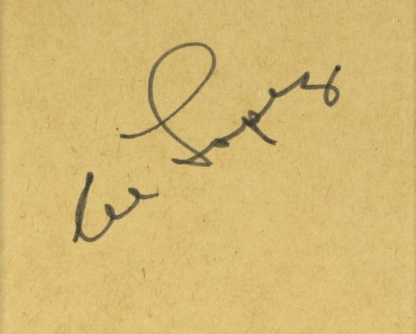 Managers LEO DUROCHER and AL LOPEZ - Signatures: Leo Durocher (1905-1991) Durocher was a manager for twenty-four seasons with the Dodgers, Giants, Cubs and Astros. He compiled 2,009 wins in 3,740 games, captured three pennants and won the World Seri