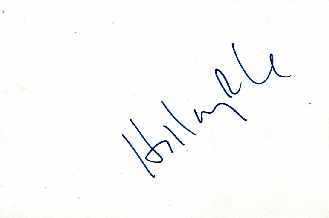 1st Lady HILLARY RODHAM CLINTON - Ticket Stub Signed (1 of 1)