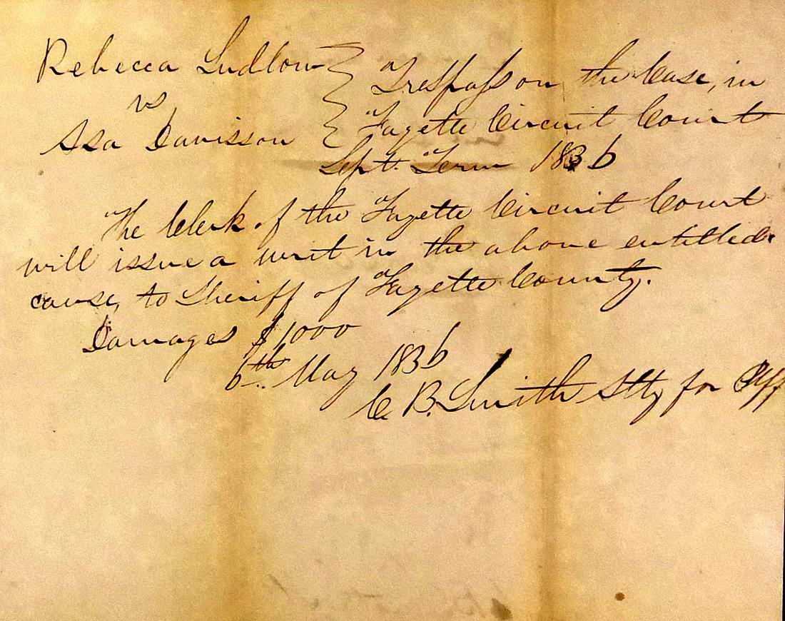 Lincoln Cabinet CALEB BLOOD SMITH - DS Twice (1 of 2)