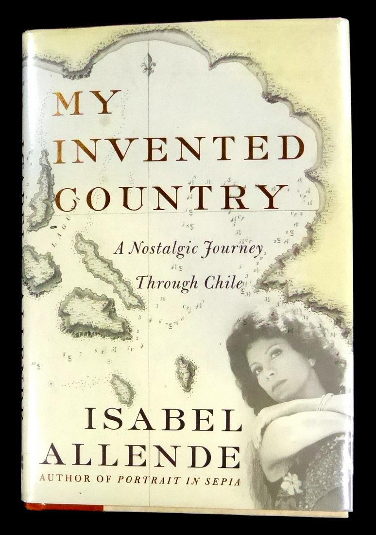 Chilean Author ISABEL ALLENDE - Her Book Signed, 1t Ed: Isabel Allende (1942- ) Chilean author. Allende's novels are often based upon her personal experience and historical events and pay homage to the lives of women, while weaving together elements of myt