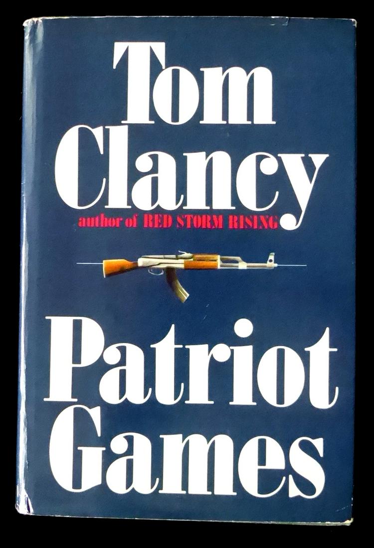 Author TOM CLANCY - His Book, Patriot Games (1 of 2)