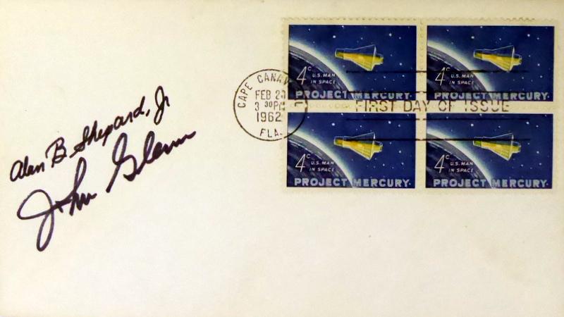 Astronaut JOHN GLENN - Postal Cover Signed (1 of 1)
