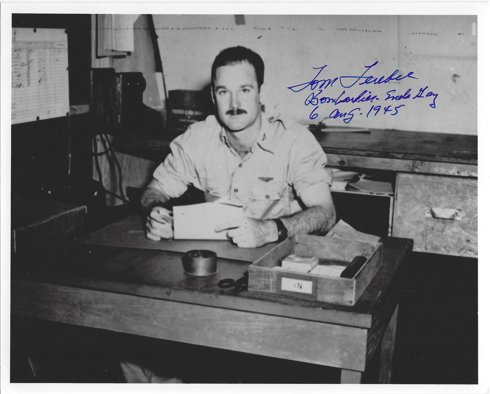 Enola Gay Crew Bombardier TOM FEREBEE - Photo (1 of 1)