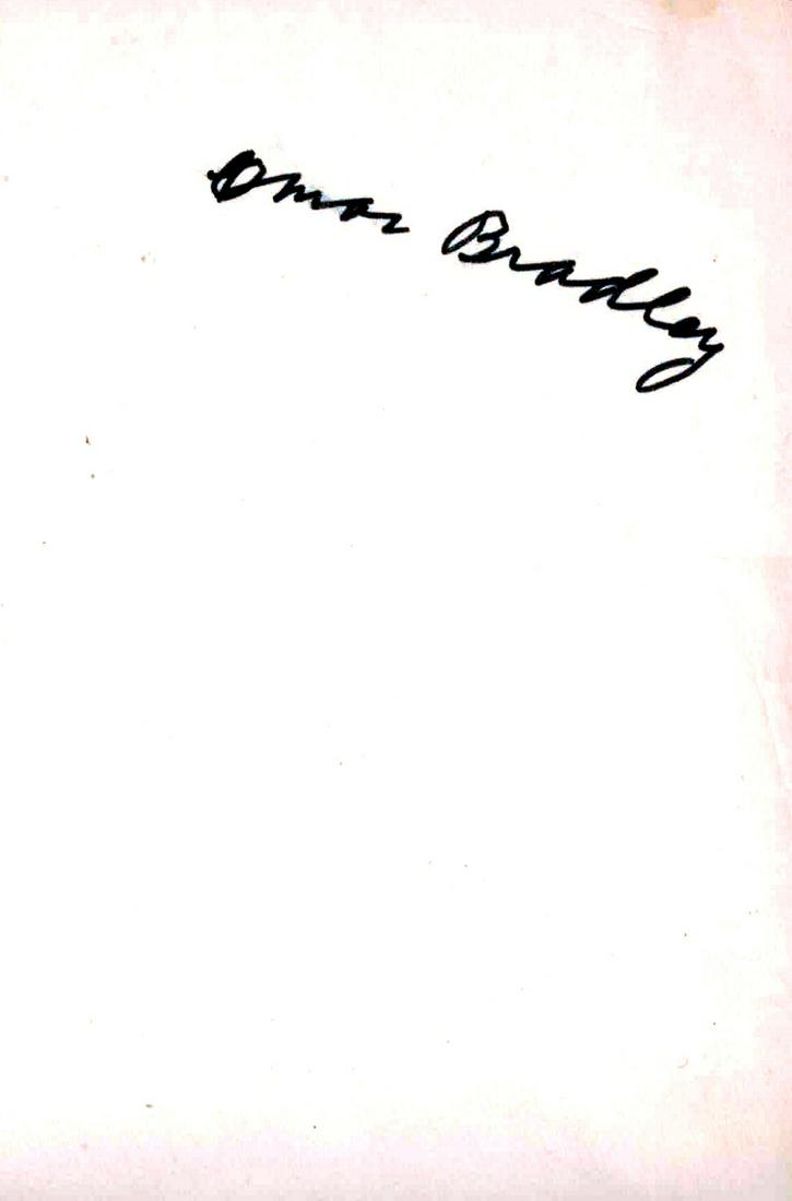 General OMAR N BRADLEY - Card Signed (1 of 1)