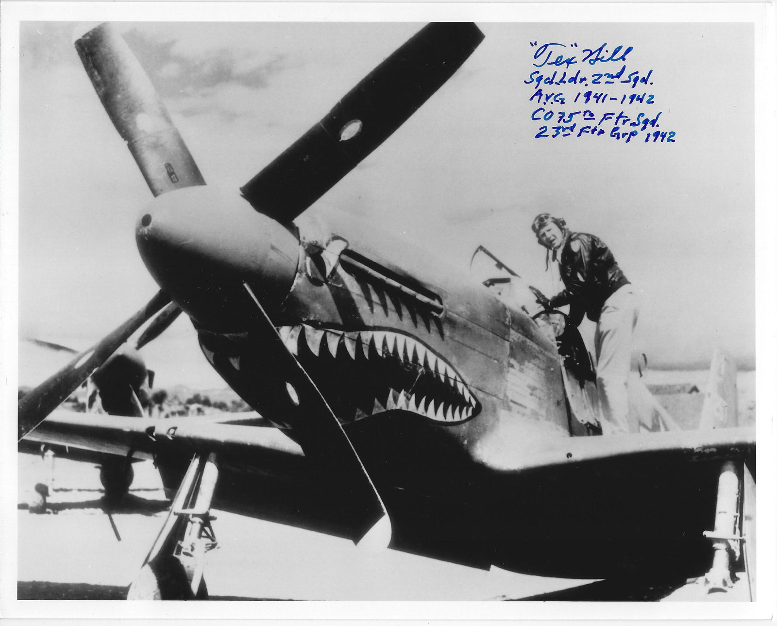 Air Ace TEX HILL - Photo Siged (1 of 1)