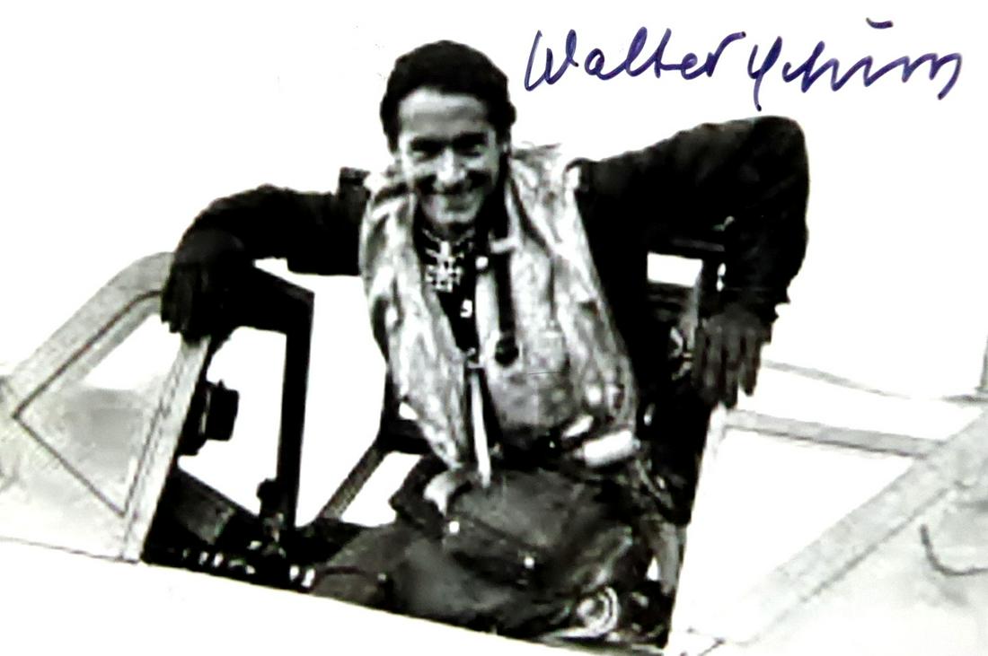 German Air Ace WALTER SCHUCK - Photo Signed (1 of 1)