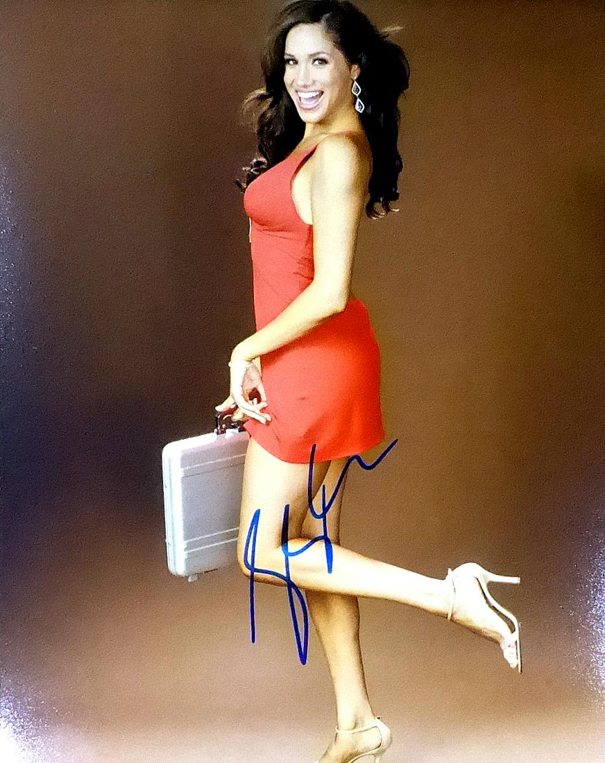DUCHESS of SUSSEX (MEGHAN MERKLE)- Photo: Duchess of Sussex( Meghan Merkle) ( (1981- ) Actress, Member of the Royal family. Merkle became Duchess of Sussex upon her marriage to Prince Harry in 2018. 10” x 8” color photograph, signed.