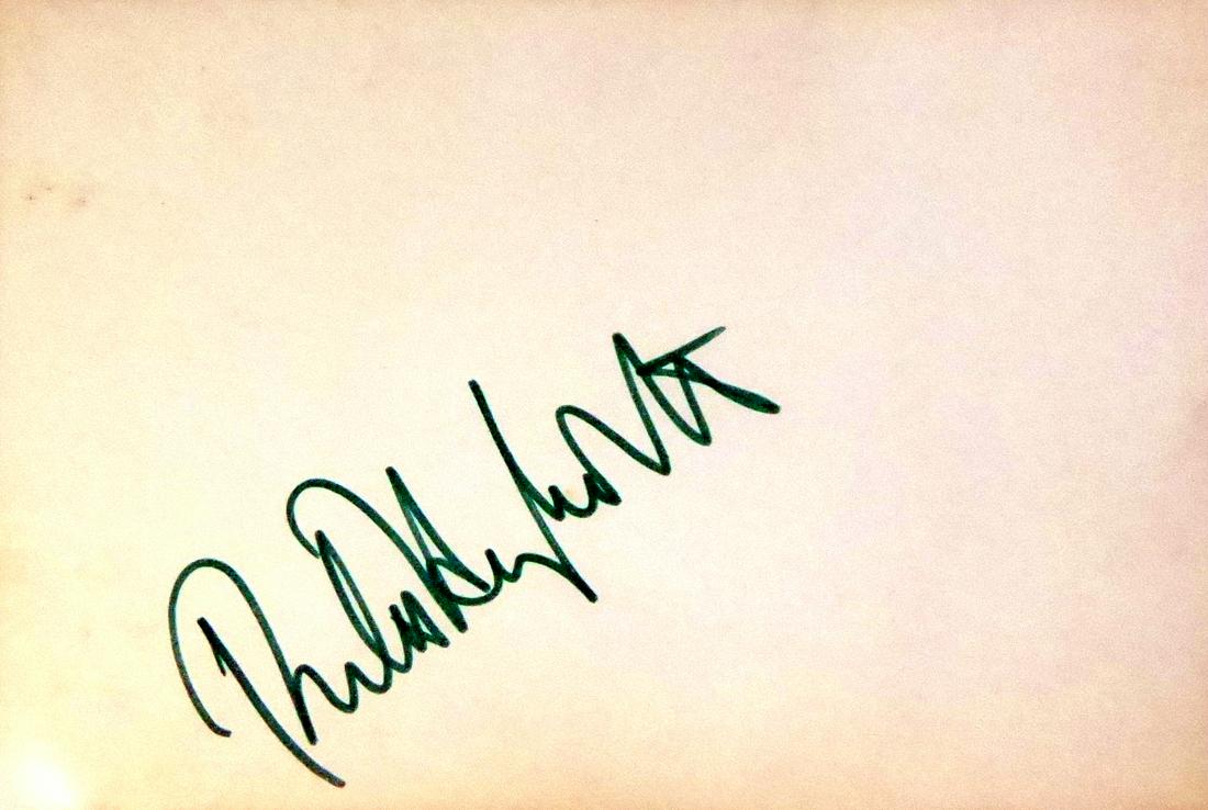 Actress RITA HAYWORTH - Card Signed (1 of 1)