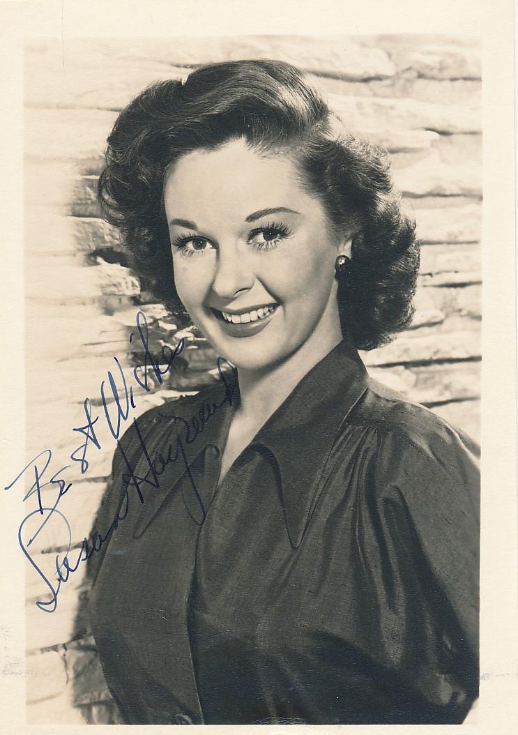 Actress SUSAN HAYWORTH - Photo Signed (1 of 1)