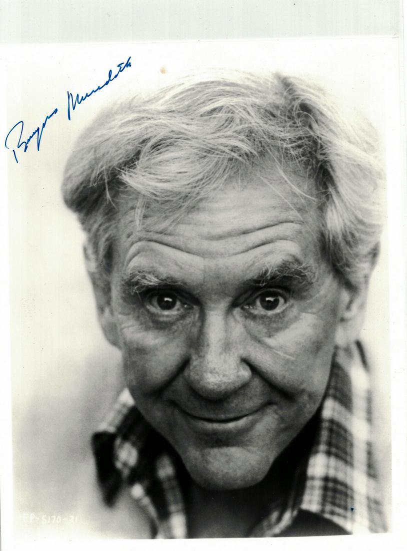 Actor BURGESS MEREDITH - Photo Signed (1 of 1)
