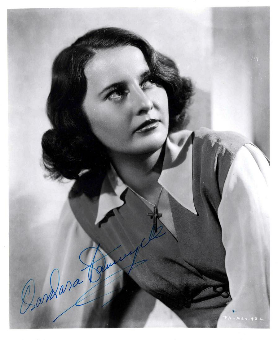 Actress BARBARA STANWYCK- Photo Signed (1 of 1)