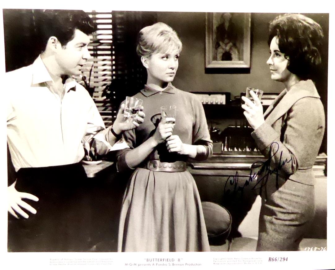 Actress ELIZABETH TAYLOR - 1960 Movie Photo Signed (1 of 1)