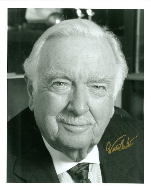 Newscaster WALTER CRONKITE - Photo Signed (1 of 1)