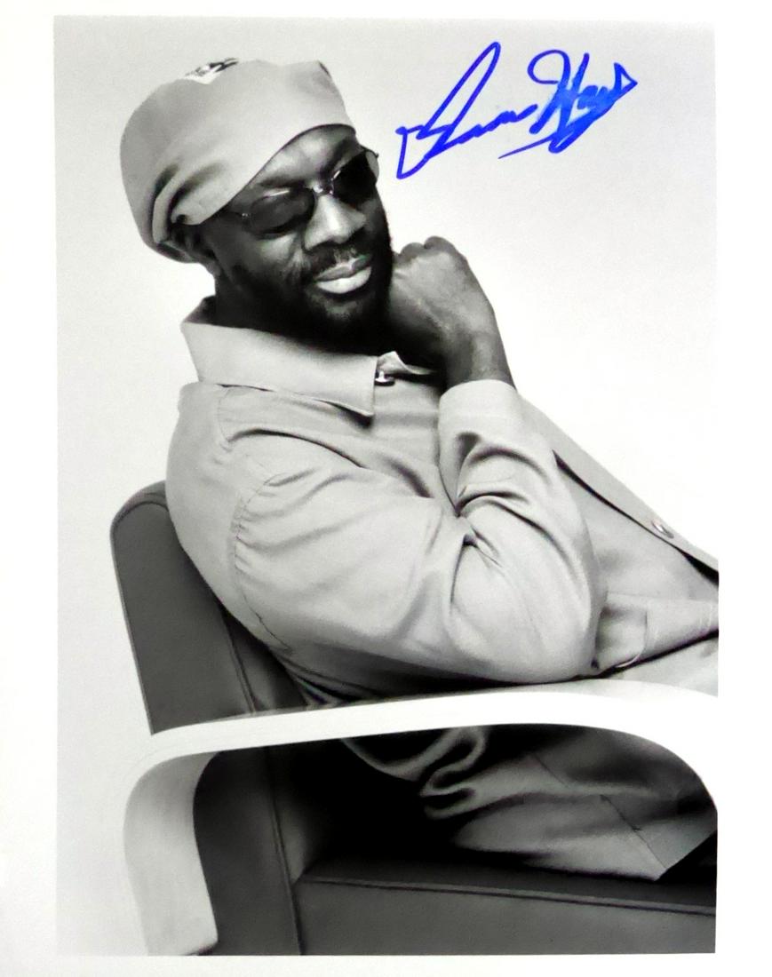 Singer, Songwriter ISAAC HAYES - Photo Siged (1 of 2)