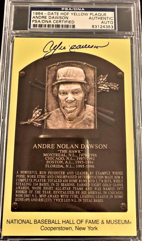 Dawson,Andre Signed/Encapsulated Card (1 of 1)