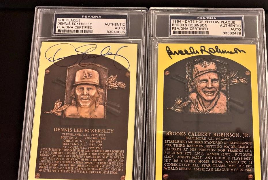 Eckersley/Robinson Signed/Encapsulated Cards (1 of 1)