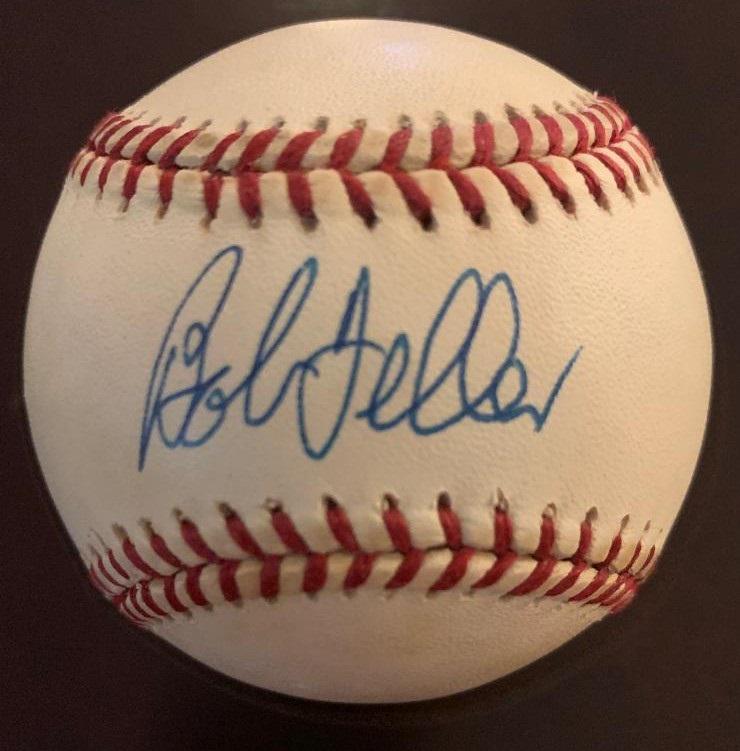 Feller,Bob Signed Baseball (1 of 2)