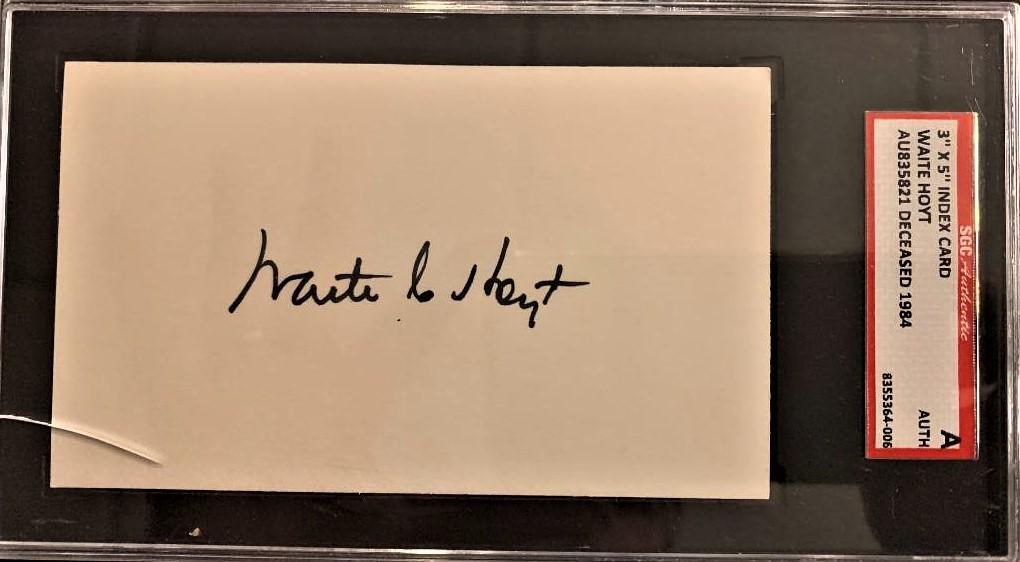Hoyt, Waite Signed/Encapsulated Card (1 of 1)