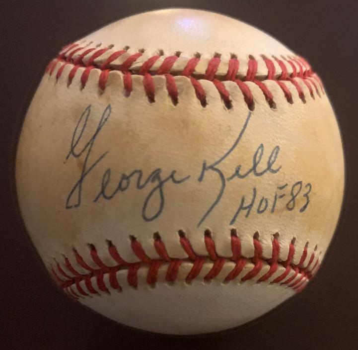 Kell,George Signed Baseball (1 of 2)