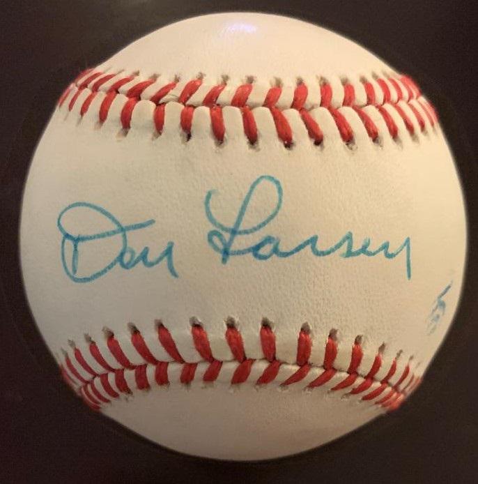 Larsen,Don signed Baseball (1 of 2)