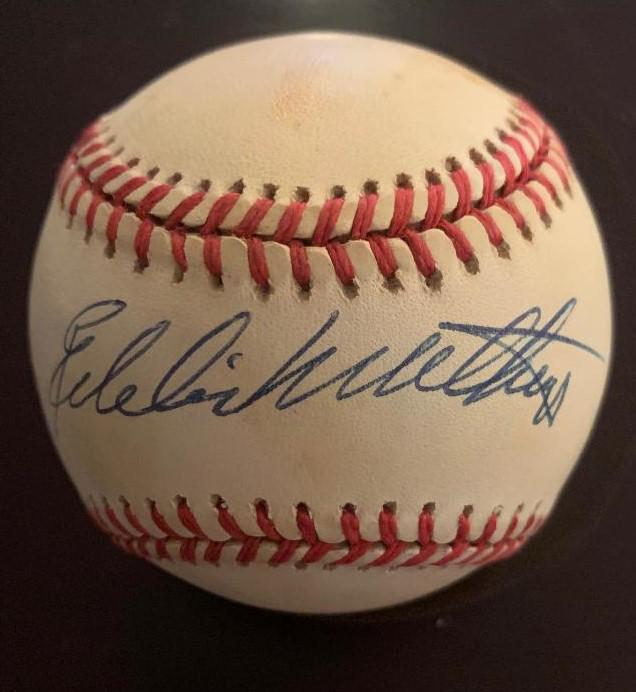 Mathews,Eddie Signed Baseball (1 of 2)
