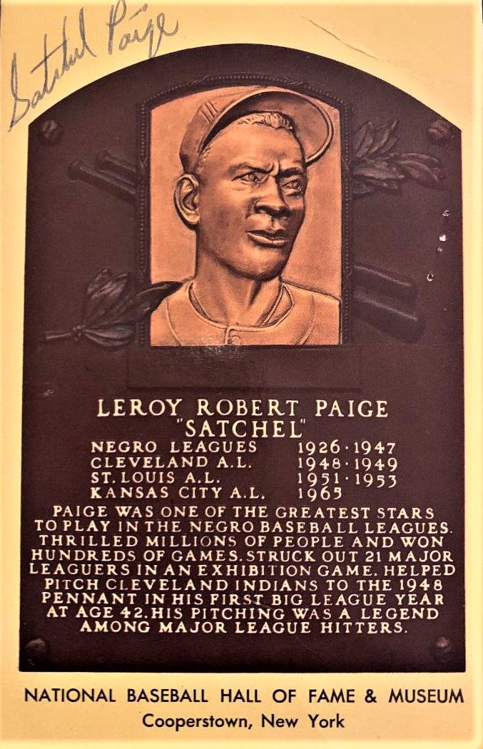 Paige,Satchel HOF Card (1 of 2)