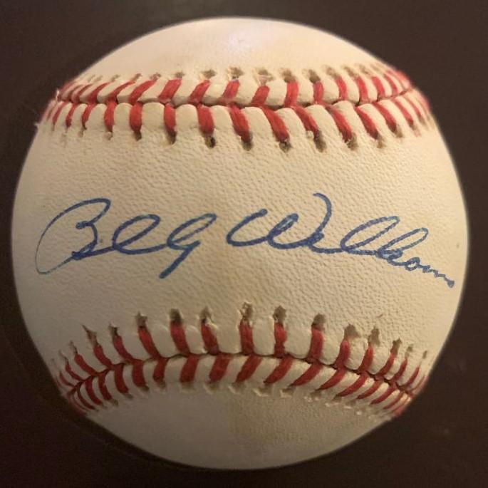 Williams,Billy Signed Baseball (1 of 2)
