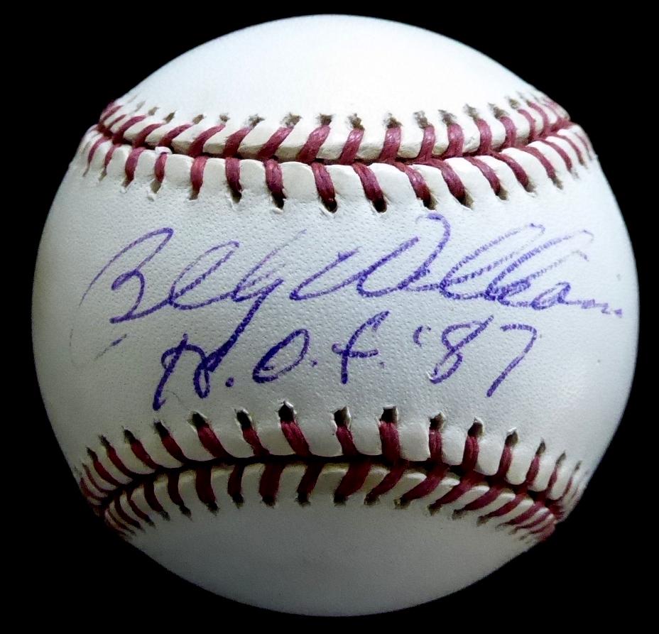 Williams,Billy Signed Baseball (1 of 1)
