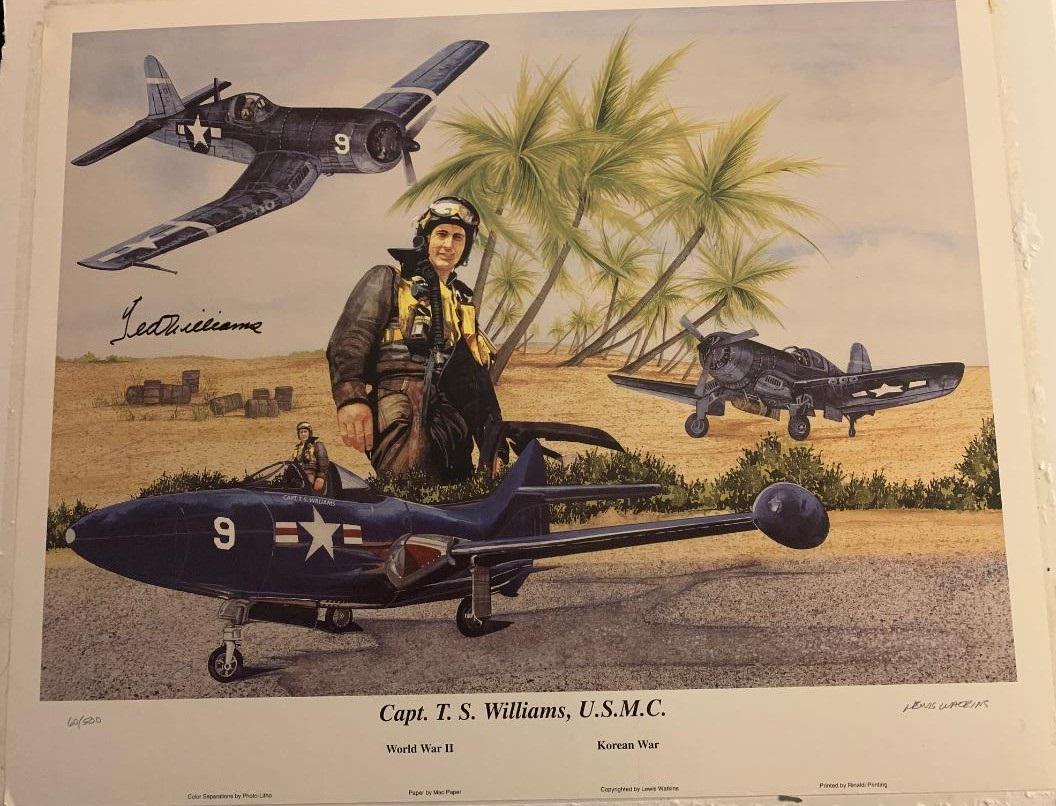 Williams,Ted Signed Large Print (1 of 3)