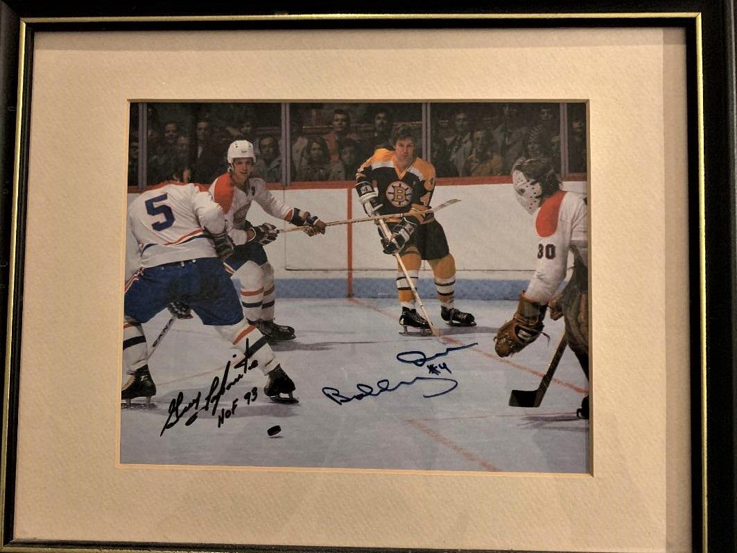 Orr,Bobby and Lapointe,Guy Signed/Framed Photo (1 of 1)