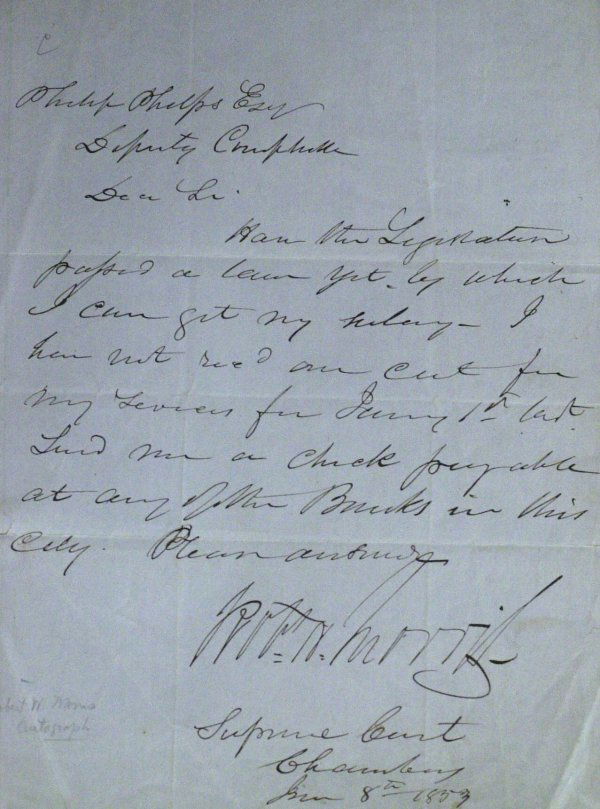 Rev War Financier ROBERT MORRIS - Autograph Ltr: Robert Morris (1734-1806) Financier. Morris was a signer to the Declaration of Independence, the Articles of Confederation, and the Constitution. Morris was known as the "Financier of the Revolution,"