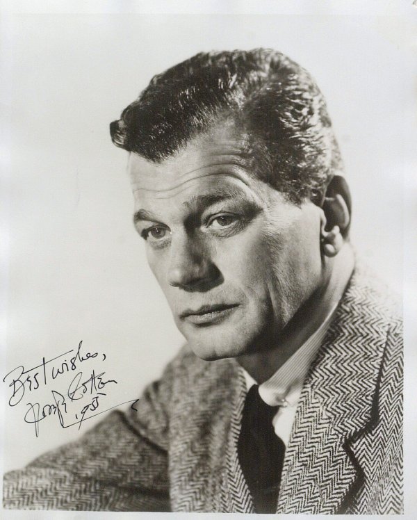Actor JOSEPH COTTEN - Photo Signed: Joseph Cotten (1905-1994) Actor. Cotten as perhaps best known for his collaborations with Orson Welles, which included Citizen Kane, The Third Man and Journey into Fear, which Cotten wrote, and for hi