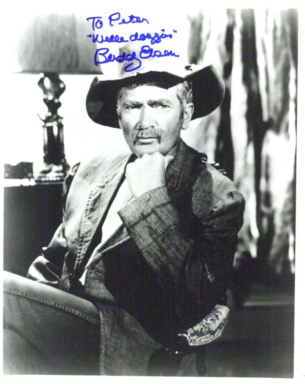 Jed Clampet Actor BUDDY EBSEN - Photo Signed