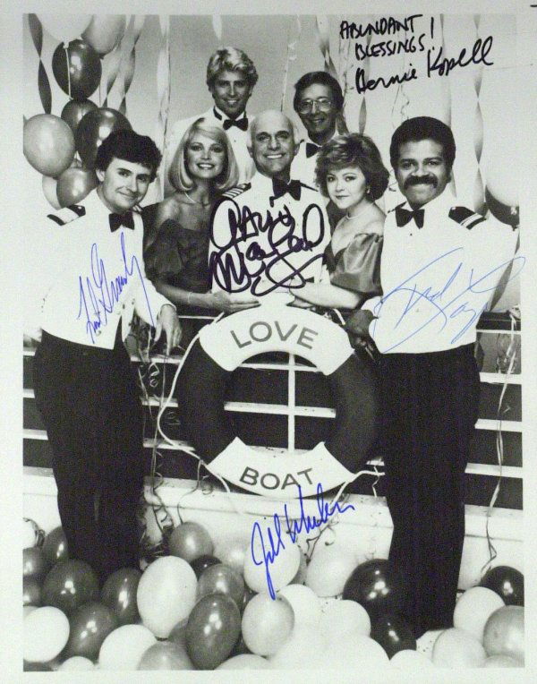 The LOVE BOAT - Script and Cast Photo Signed: Love Boat. Love Boat was a television series set on a cruise ship, which aired on the ABC Television Network from 1977 until 1986. The show starred Gavin MacLeod as the ship's captain, who encourages