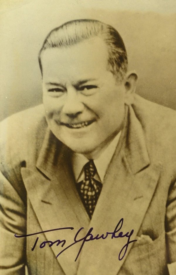 Red Sox HOF Owner TOM YAWKEY - Photo Signed: Tom Yawkey (1903-1976) Yawkey purchased the struggling Boston Red Sox in 1933 and dedicated his time and finances for the next 44 years to building winning teams. He joined the Hall of Fame in 1980. 3