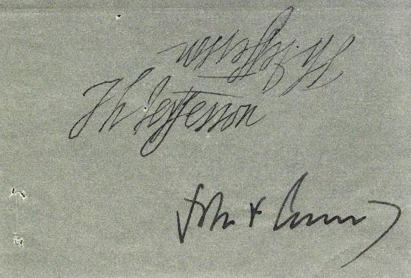 John F. Kennedy - White House Cut Signature: John F. Kennedy (1917-1963) 34th President. 4" x 2 ½" sheet of translucent paper with a dark signature with a typed note from The White House stating, "The attached signature is authorized for