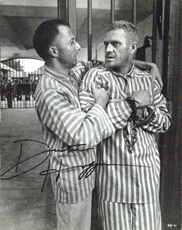 Dustin Hoffman - Two Photos: Dustin Hoffman (1937- ) Actor. Hoffman began on Broadway, but gained widespread popularity with his first major film, The Graduate. Subsequently, he accepted a series of unusual tragic and comic chara