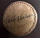 1928-1931 Cubs Signed Baseball (5) Hartnett and Wilson