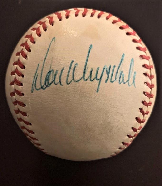 Drysdale,Don Signed Baseball (1 of 2)