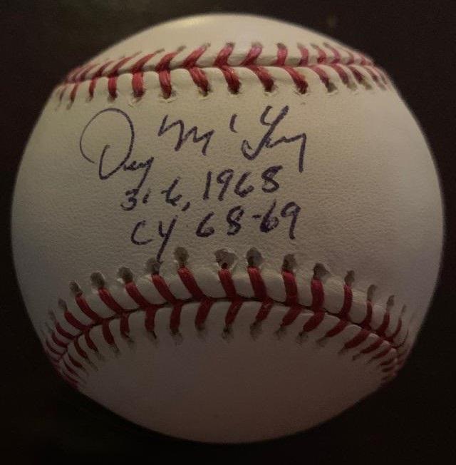 McLain,Denny Signed Baseball (1 of 2)