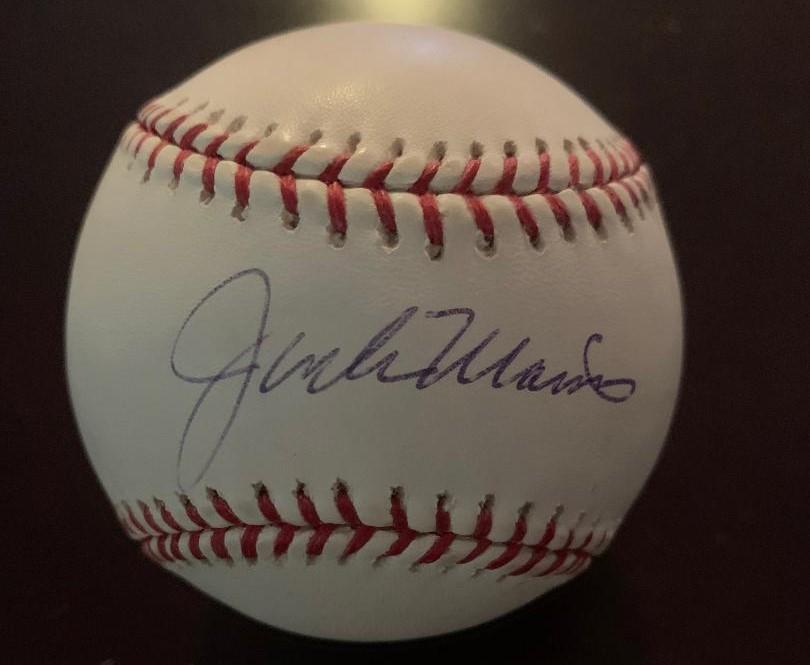 Morris,Jack Signed Baseball (1 of 2)