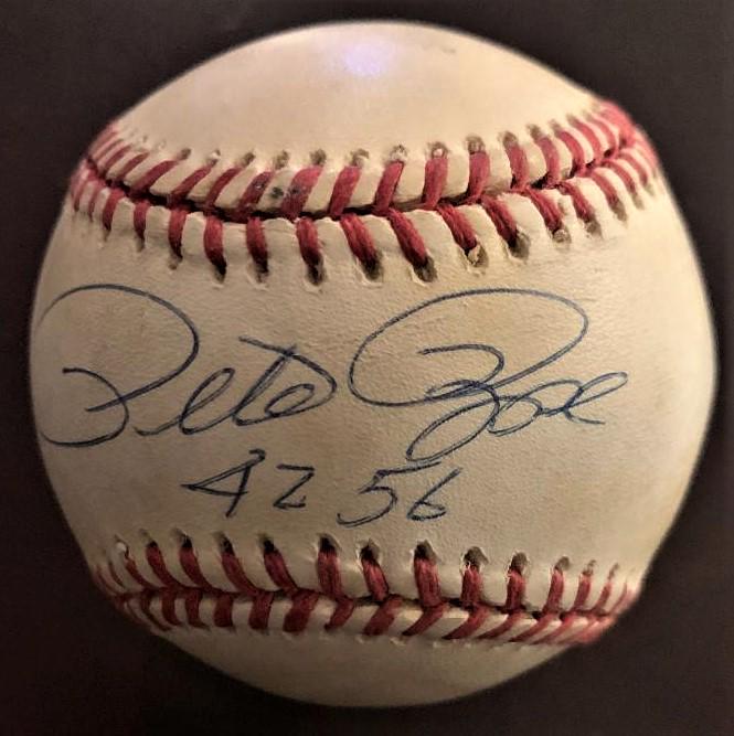 Rose, Pete Signed Baseball (1 of 2)