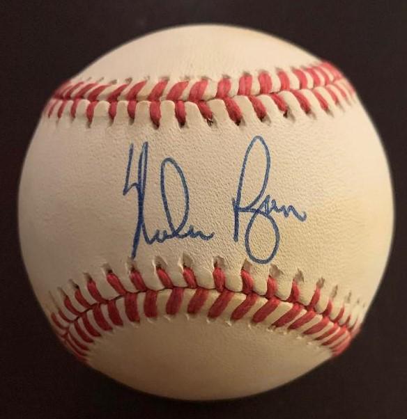 Ryan, Nolan Signed Baseball (1 of 2)