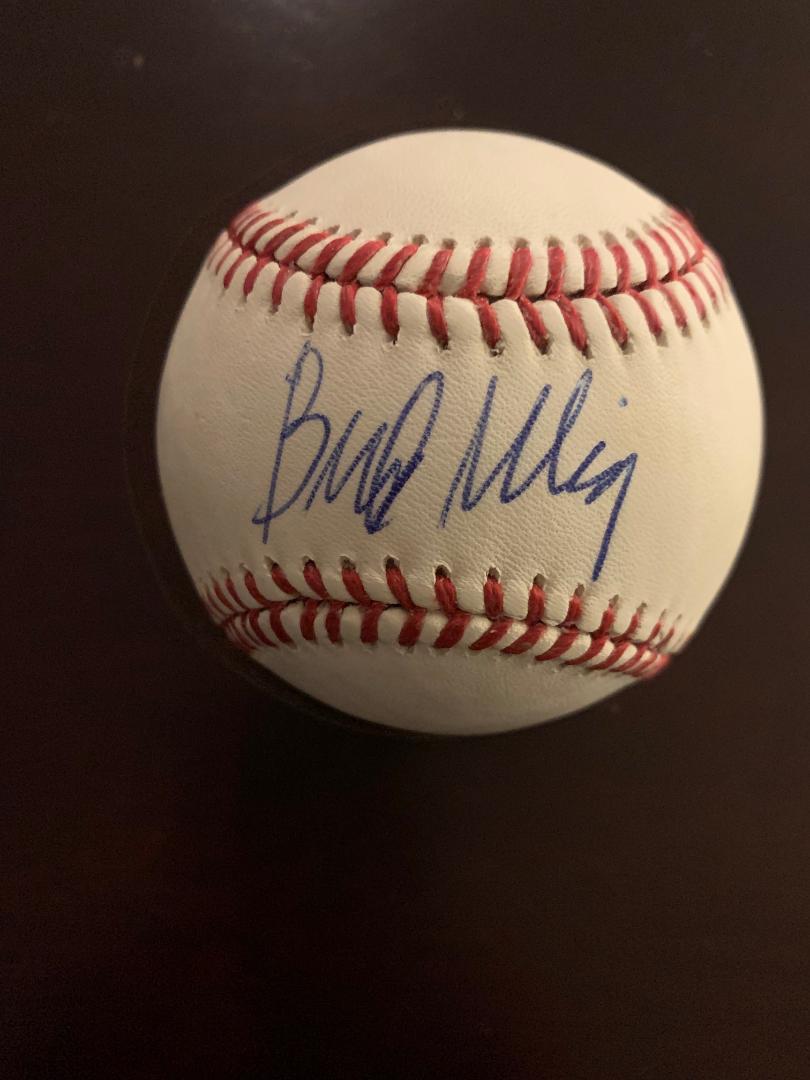 Selig, Bud Signed Baseball: Allan Huber "Bud" Selig (1934) is an American baseball executive who currently serves as the Commissioner Emeritus of Baseball. Previously, he served as Commissioner of Baseball. He initially served a