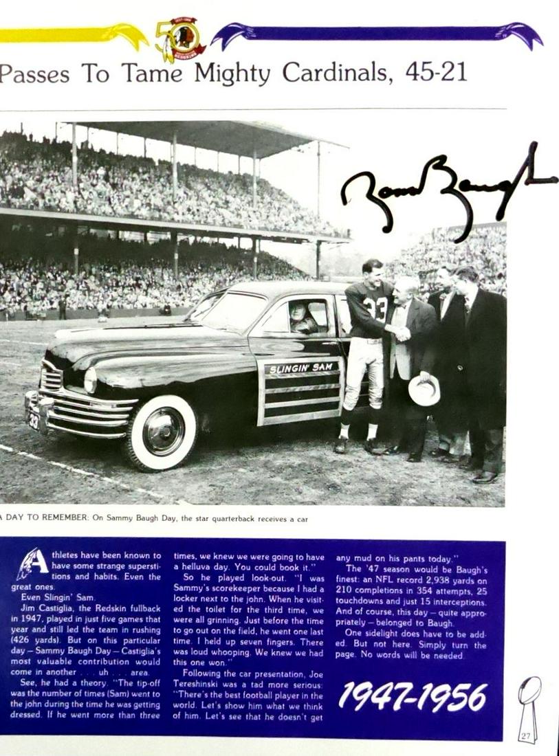 Baugh,Sammy Signed Magazine Photo (1 of 1)